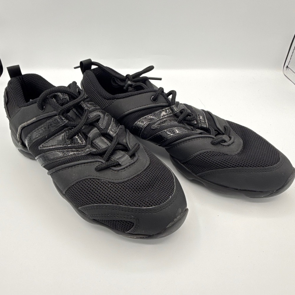Bloch Womens 10 Dance Sneakers 10 Black S0510L Split Sole Jazz Evolution